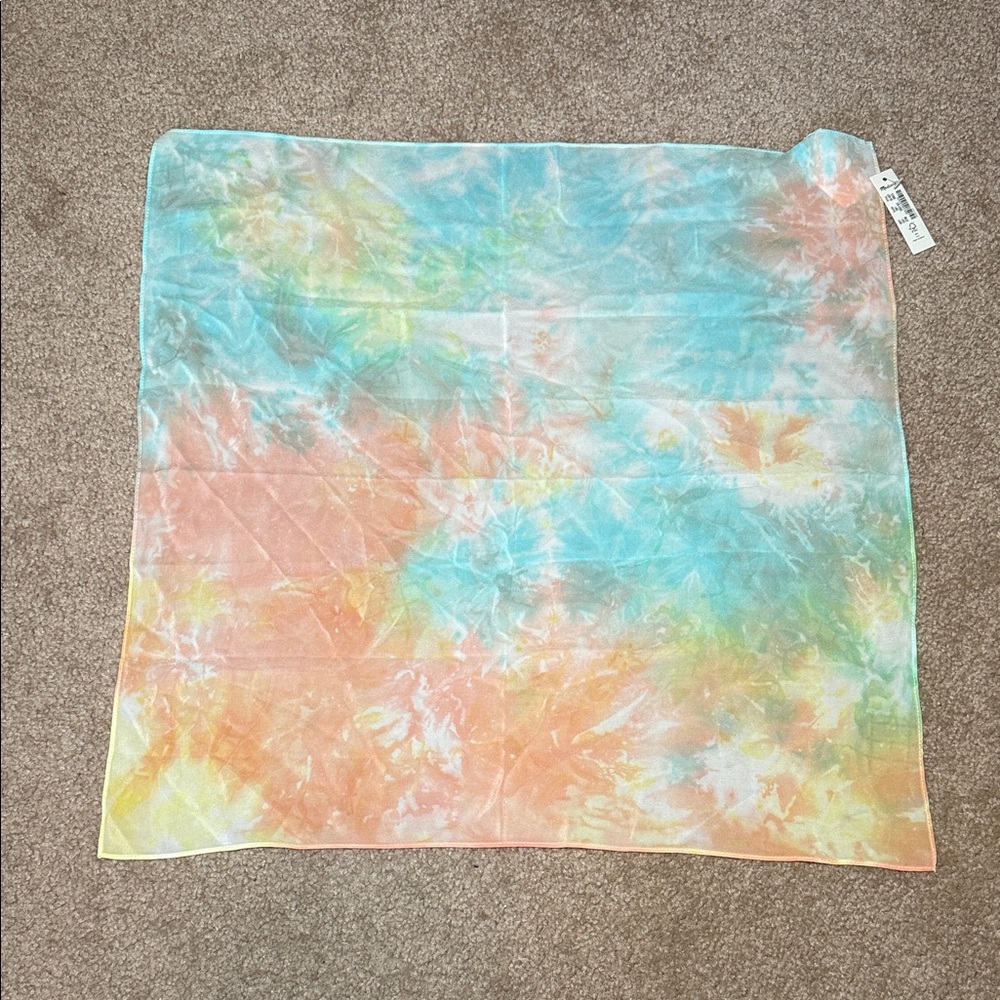 Madewell Small Silk Square Scarf NWT
